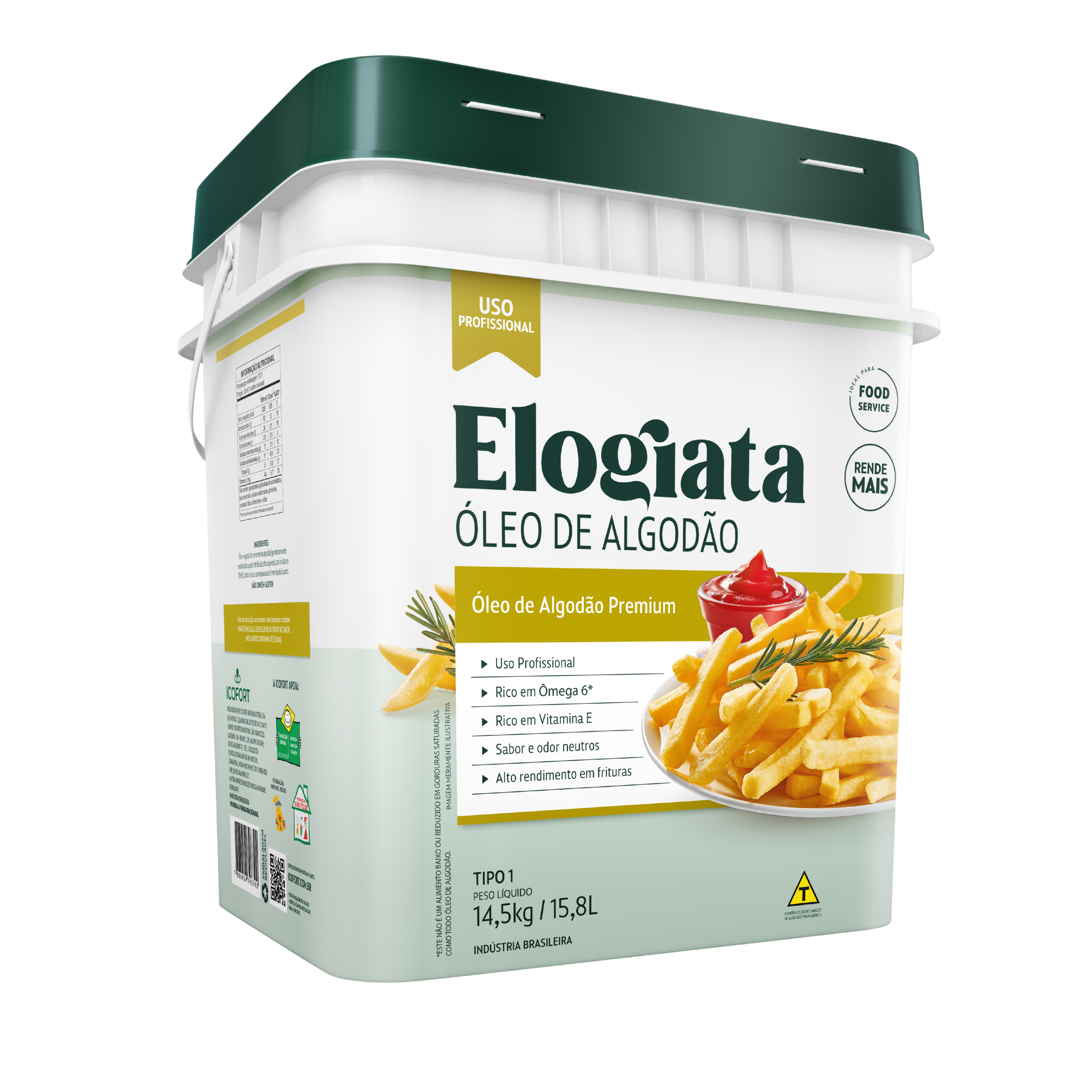 Óleo de Algodão 14,5kg