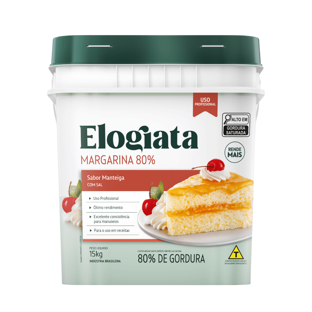 Balde margarina 80% - 15kg