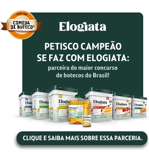 Petisco campeão: se faz com Elogiata